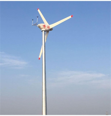 內蒙古錫林郭勒盟安裝的10kW風力發電機